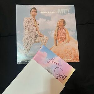 Limited edition Taylor Swift “ME!” 7” LP Vinyl Record with signed “Lover” insert